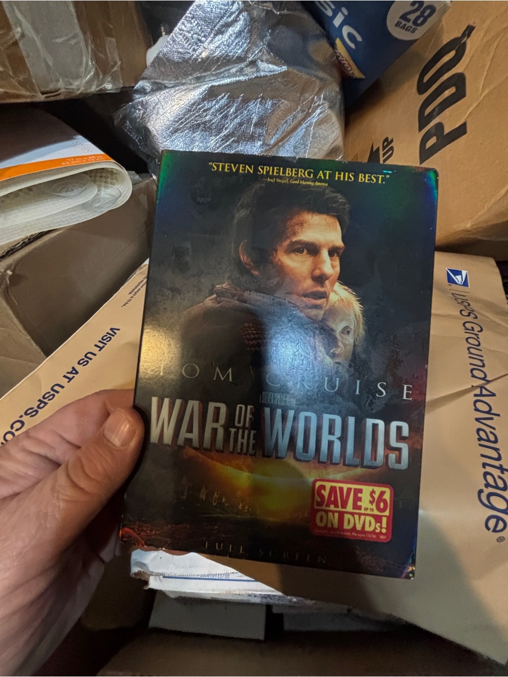 War of the Worlds Movie DVD - Tom Cruise